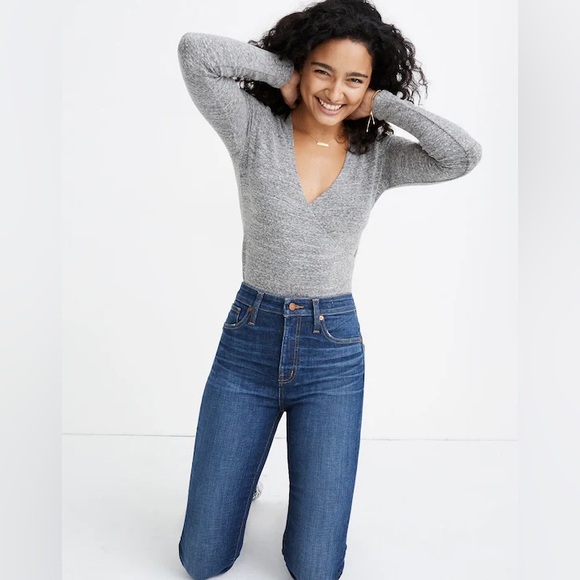 MADEWELL Petite Curvy High-Rise Skinny Jeans in Moreaux Wash - Picture 3 of 12